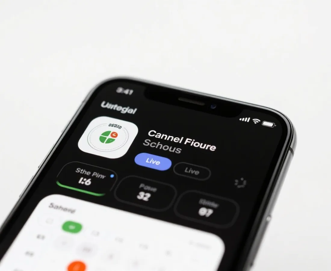 移动端赛事直播与赛程查询示意